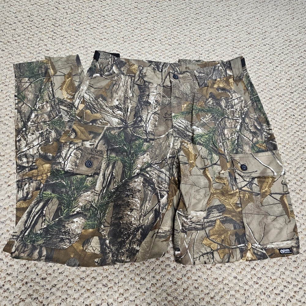 Gander Mountain Guide Series Cargo Pants Realtree AP Camo Baggy Y2K VTG‎ M